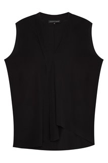 Черная блузка из шелка Alexander Terekhov