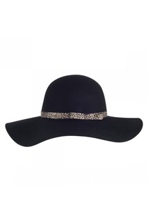 Шляпа с декоративной лентой Brim Bonpoint