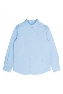 Голубая хлопковая рубашка Fabian Bonpoint