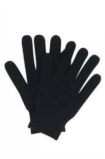 Черные перчатки из кашемира Bonpoint
