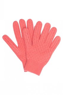 Кашемировые розовые перчатки Bonpoint