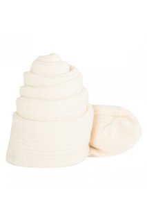 Хлопковые колготки цвета экрю Bonpoint