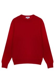Красный шерстяной джемпер Canali