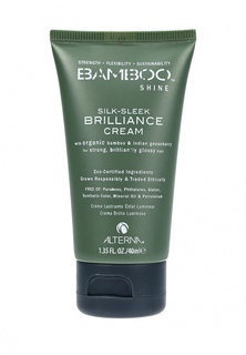 Крем для волос Alterna Bamboo Shine Silk-Sleek Brilliance Cream, Несмываемый сияния и блеска, 40 мл