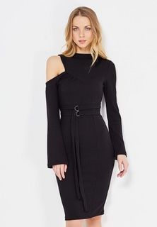 Платье LOST INK ONE SHOULDER DOUBLE BELT BODYCON DRESS