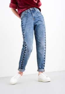 Джинсы LOST INK DECONSTRUCTED MOM JEAN