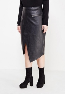Юбка LOST INK PLUS PENCIL SKIRT IN CROC PU