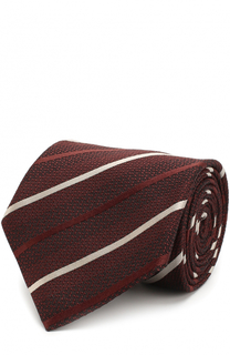 Шелковый галстук в полоску Ermenegildo Zegna
