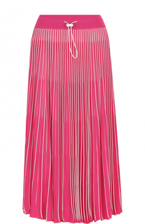 Плиссированная юбка-миди с эластичным поясом Valentino