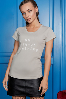 Полуприлегающая футболка с округлой горловиной Nothing but Love