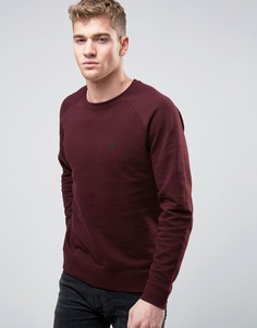 Бордовый свитшот с логотипом ASOS - Красный