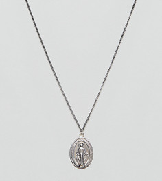 Серебряное ожерелье с подвеской ASOS - Серебряный