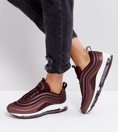 Кроссовки металлик Nike Air Max 97 Mahogany - Коричневый