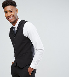 Черный жилет супероблегающего кроя ASOS TALL - Черный