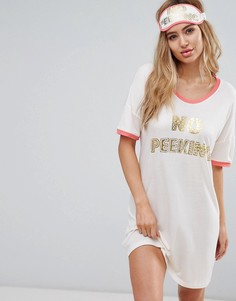 Ночная рубашка Chelsea Peers - Кремовый