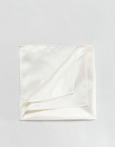 Белый однотонный платок для нагрудного кармана Devils Advocate - Белый