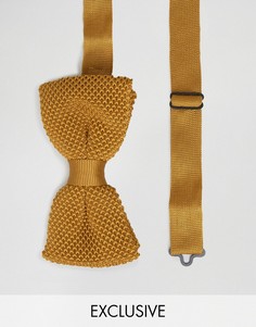 Вязаный галстук-бабочка Noose & Monkey - Желтый