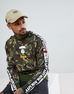 Бейсболка с логотипом AAPE By A Bathing Ape - Светло-бежевый