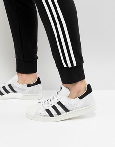 Белые кроссовки adidas Originals Superstar Boost Primeknit - Белый