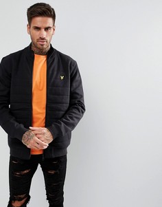 Черная куртка с воротником-стойкой Lyle & Scott - Черный