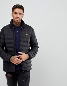 Черная дутая куртка Lyle & Scott - Черный