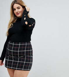 Джемпер с вырезами River Island Plus - Черный