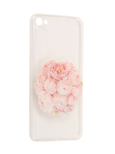 Аксессуар Чехол Meizu U20 With Love. Moscow Silicone Flower 6900