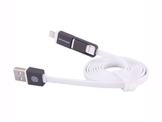 Аксессуар Nillkin Plus Cable 2 in 1 Micro USB - Type-C White P-DC NK-Plus