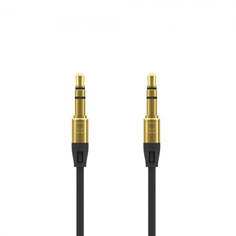 Аксессуар Prime Line AUX Slim 3.5mm 1m Black PRL-7003