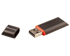 USB Flash Drive 8Gb - Uniscend Slalom Black-Red 5942.58