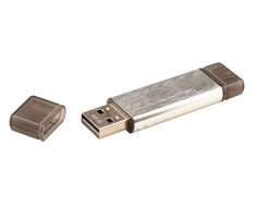 USB Flash Drive 16Gb - Uniscend Doubles Silver 5945.16