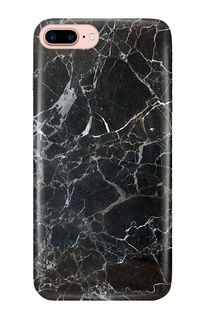 Аксессуар Чехол With Love. Moscow для Apple iPhone 7 Plus / 8 Plus Black Marble 2128