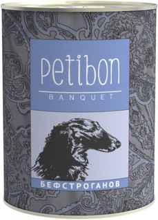 Корм Petibon Banquet Бефстроганов 340g для собак и щенков