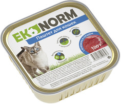 Корм Ekonorm Паштет Ягненок Сердце 100g для кошек