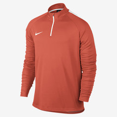 Мужская футболка для футбольного тренинга с длинным рукавом и молнией 1/4 Nike Dry Academy