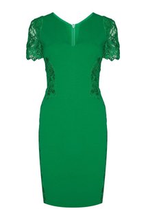 Платье-футляр с кружевом Emilio Pucci