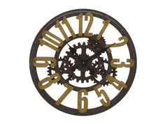 Часы настенные brooks (to4rooms) коричневый 6.0 см.