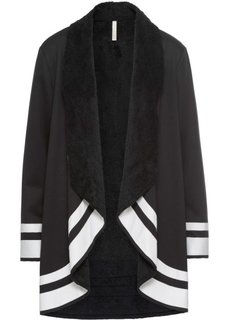 Короткое пальто (черный/белый) Bonprix