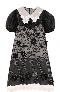 Приталенное мини-платье с коротким рукавом Chloé
