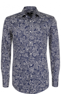 Хлопковая сорочка с принтом BOSS