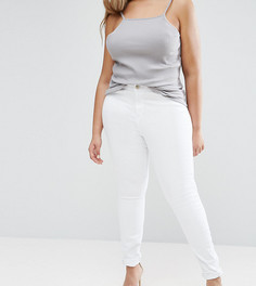Белые джинсы скинни ASOS CURVE Ridley - Белый