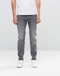 Серые состаренные прямые джинсы G-Star Revend - Серый