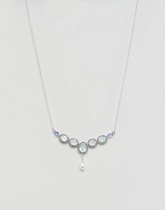 Ожерелье с искусственным жемчугом Johnny Loves Rosie Sapphire - Синий