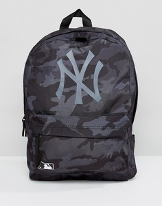Черный рюкзак с камуфляжным принтом NY Yankees New Era - Черный