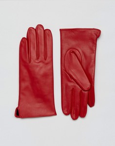 Перчатки из натуральной кожи Barneys - Красный Barneys Originals