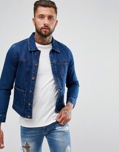 Джинсовая куртка на работу Hoxton Denim - Синий