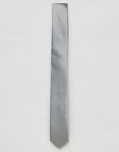 Серый однотонный галстук Devils Advocate - Серый