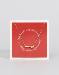 Ожерелье с подвеской-стрелой Johnny Loves Rosie - Золотой
