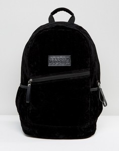 Черный рюкзак из искусственного меха Systvm - Черный