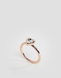 Кольцо с сердечком Ted Baker - Золотой
